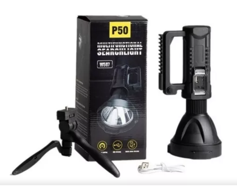 LINTERNA LED PORTATIL RECARGABLE